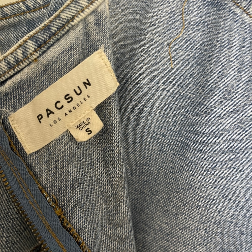 Pacsun jean jumpsuit